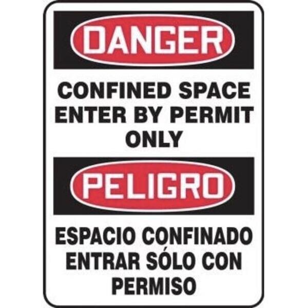 Accuform SPANISH BILINGUAL OSHA DANGER SBMCSP143XP SBMCSP143XP - main